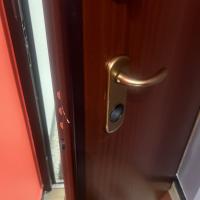 remplacement sur porte blindée